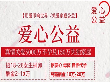 永福捐卵助孕生子 爱心志愿者招募